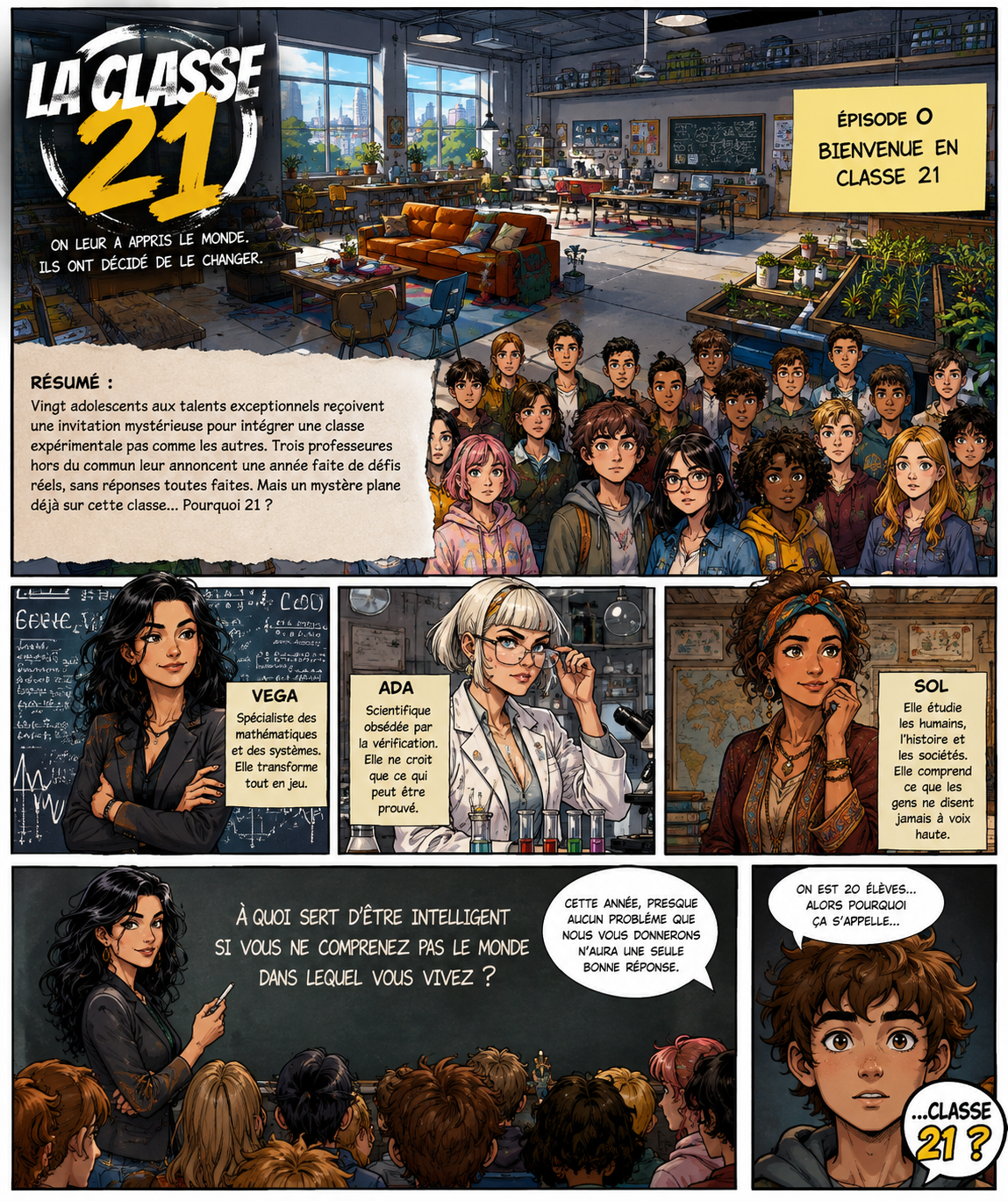 Episode 0 bienvenue en classe 21