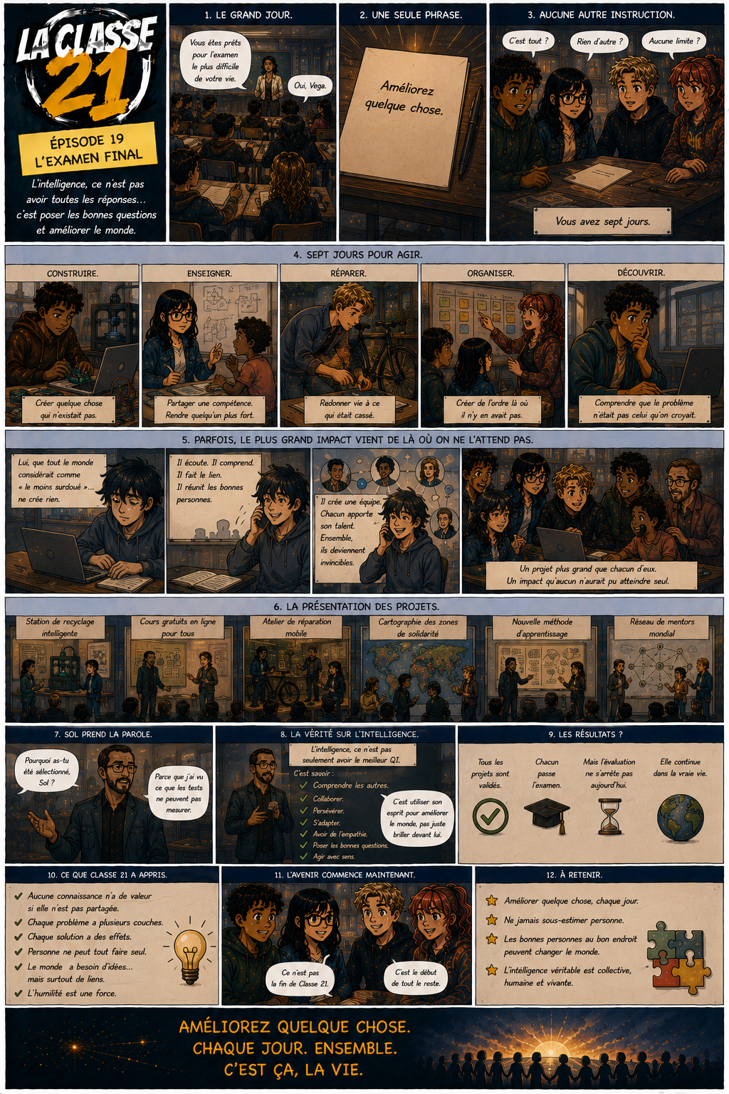 Episode 19 l examen final