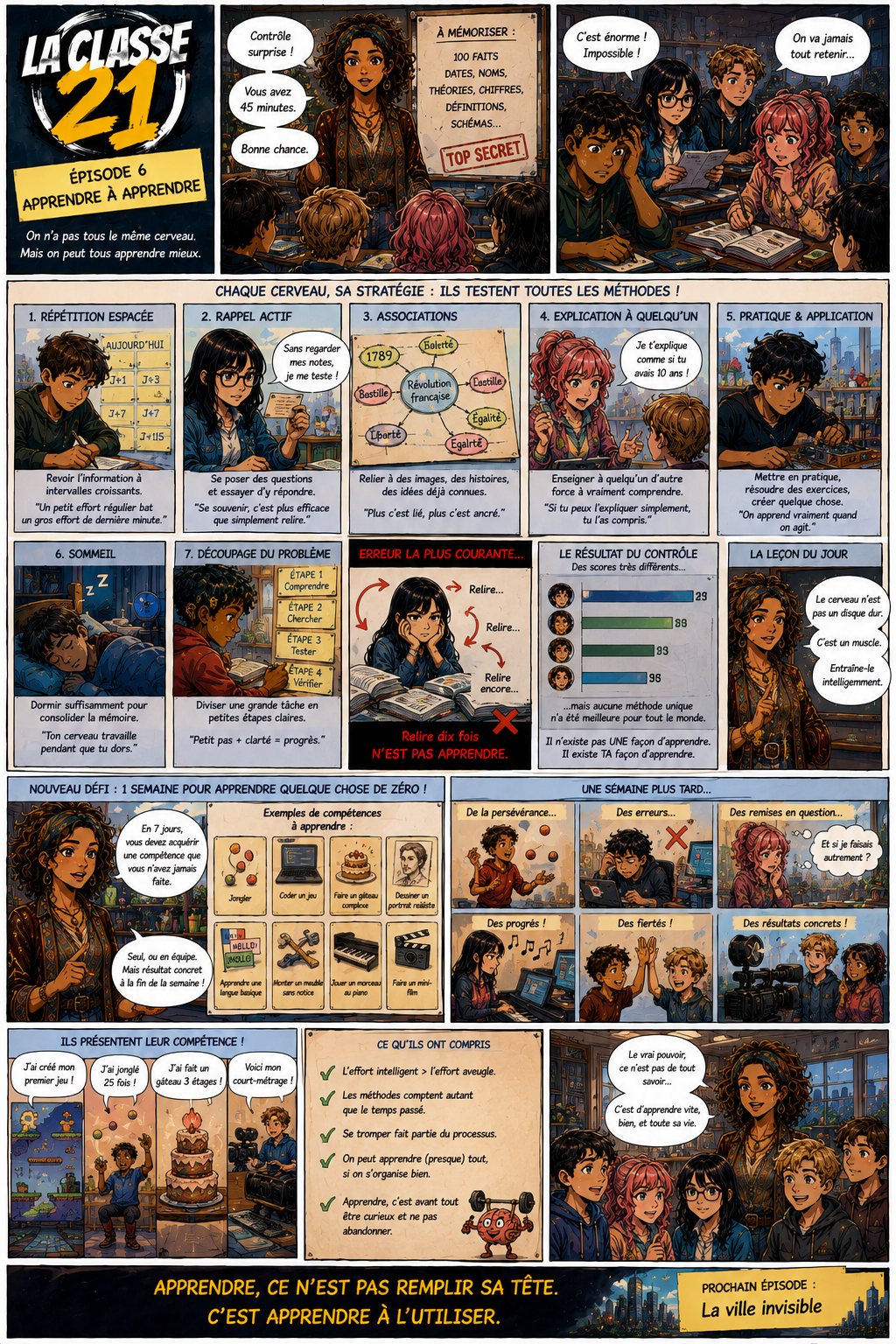 Episode 6 apprendre a apprendre