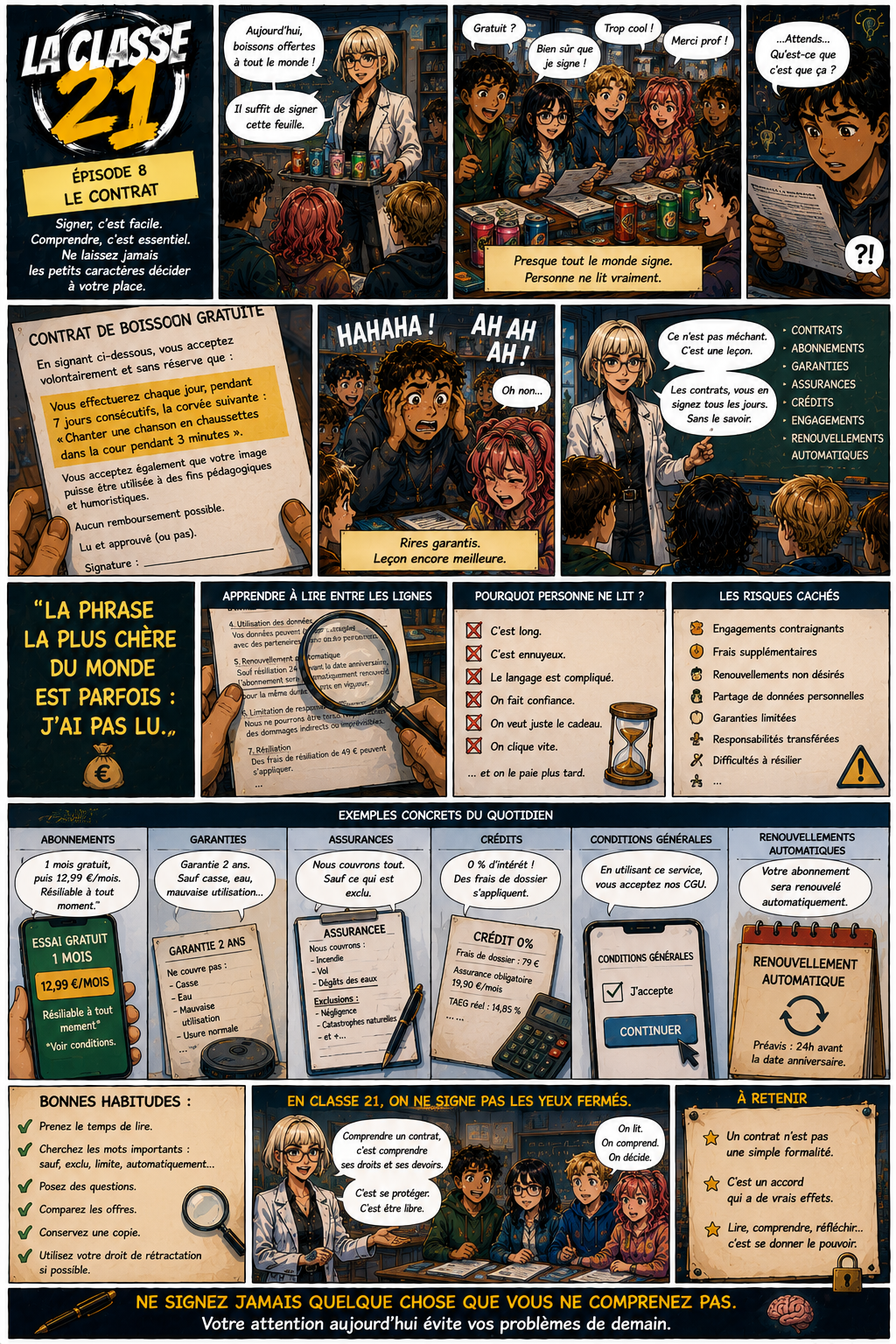 Episode 8 le contrat
