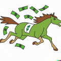 Dall e 2023 08 22 15 41 14 horse bet money run