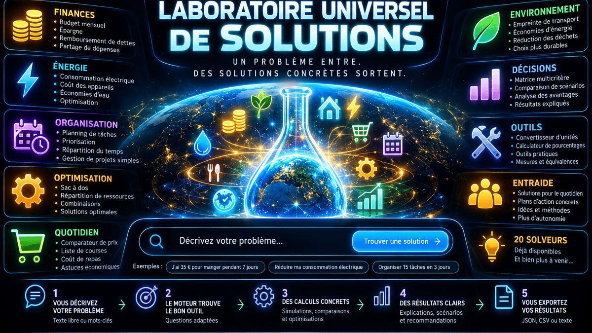 Laboratoire universel de solutions neon